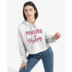 Motivational Women's Cropped Hoodie 2a9fa30c-48e7-42c2-8cbe-a54280a1f9a2