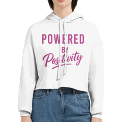 Motivational Women's Cropped Hoodie 45ee6671-501b-4bb7-b759-96d38b9ea210