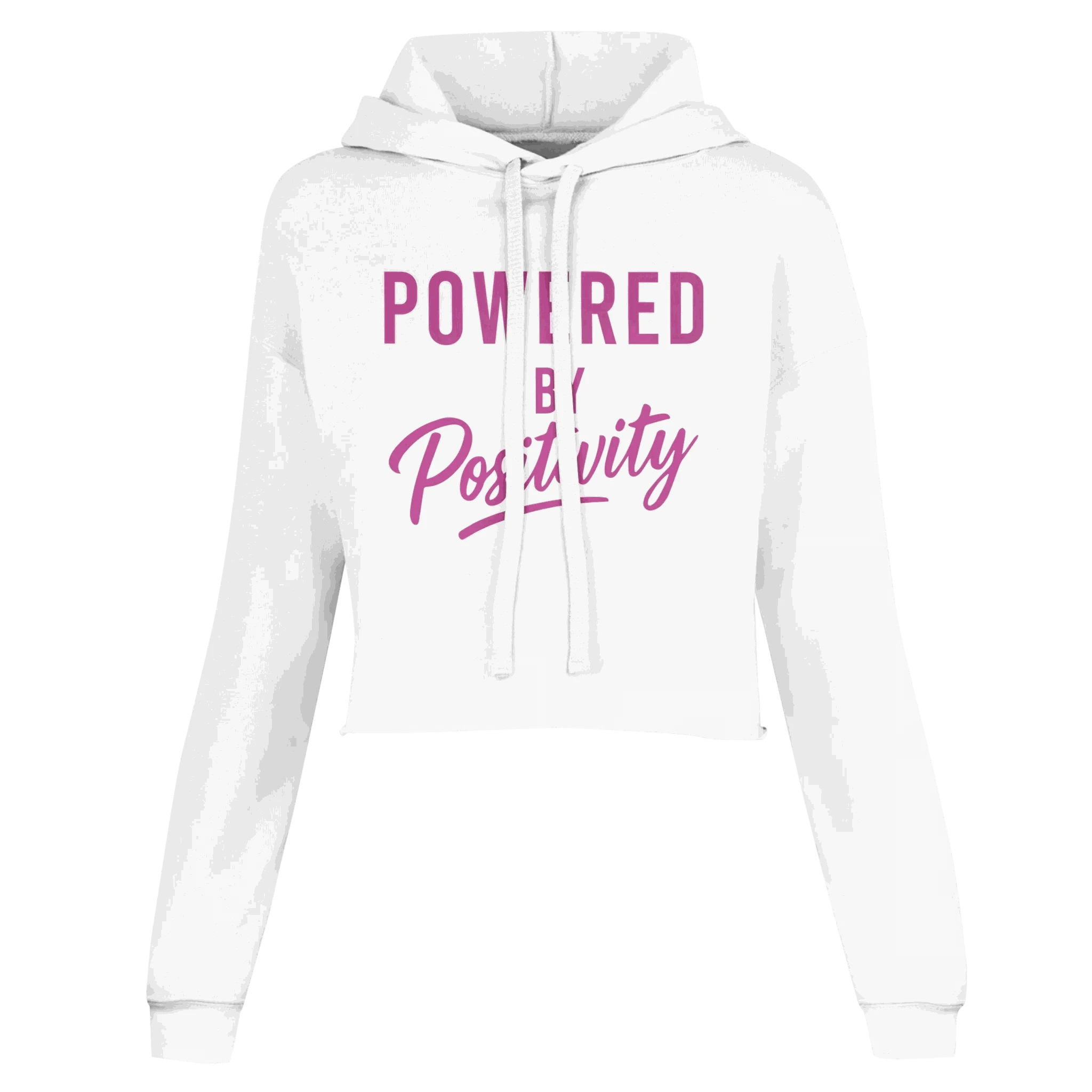 Motivational Women's Cropped Hoodie 84655076-96af-4388-b032-52e80744ba60